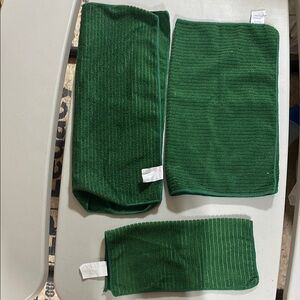 Green Microfiber Kitchen Towels new
